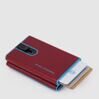 Blue Square - Portefeuille compact en rouge 1