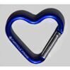 Heart Mousqueton pack de 2 bleu 1