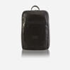 Montana - 15&quot; Laptop Rucksack aus glattem Leder in Schwarz 1