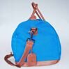 Sac de voyage moyen en turquoise/marron clair 2