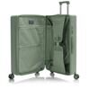 Earth Tones - Valise trolley L en vert mousse 2