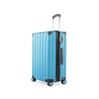 Q-Damm - Valise de taille moyenne, coque rigide, bleu cyan 1