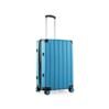 Q-Damm - Valise de taille moyenne, coque rigide, bleu cyan 5