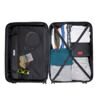 Alex - Valise coque dure L brillante avec TSA en turquoise 2