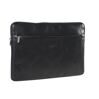 Housse en cuir pour ordinateur portable 13&quot; en noir 1